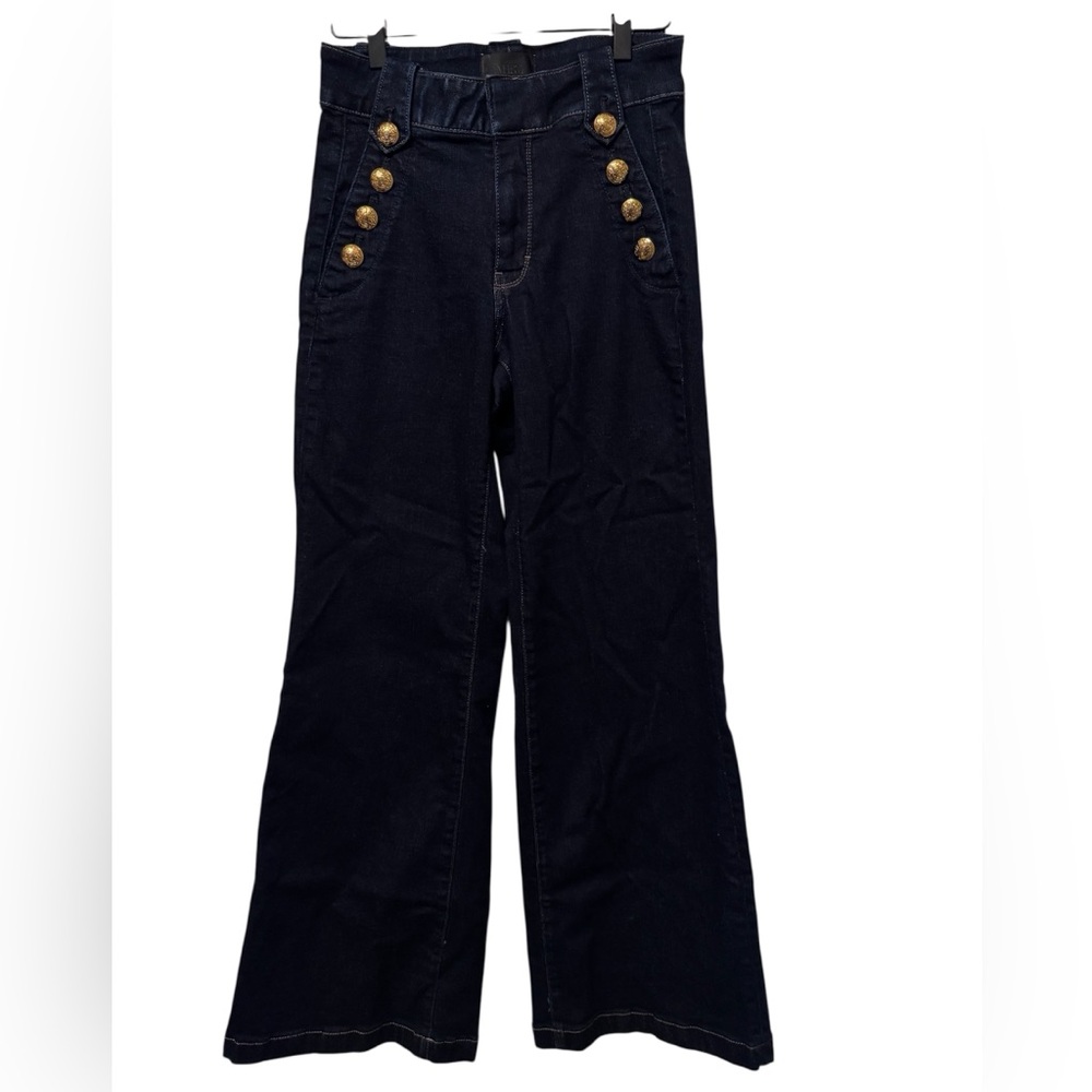 White House Black Market Women’s High-Rise Mariner Wide Leg Jeans - 4 - Picture 2 of 7
